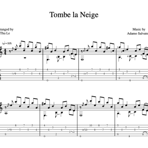 Tombe la Neige